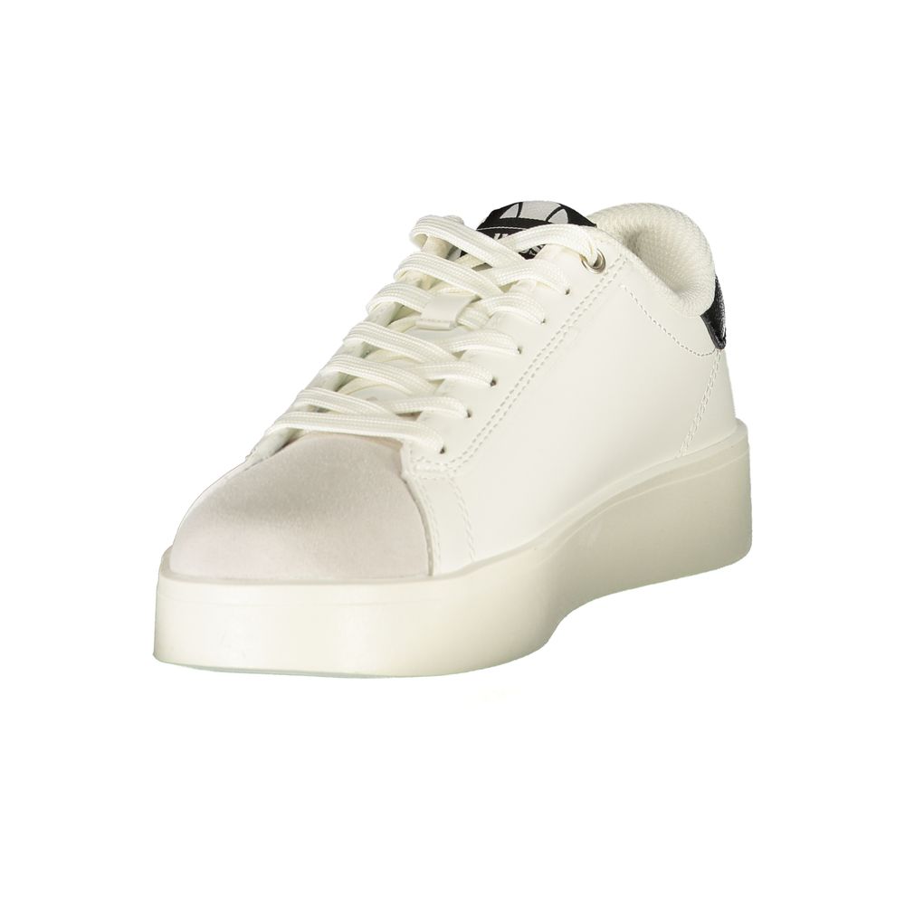Ellesse White Polyester Athletic Style Sneakers