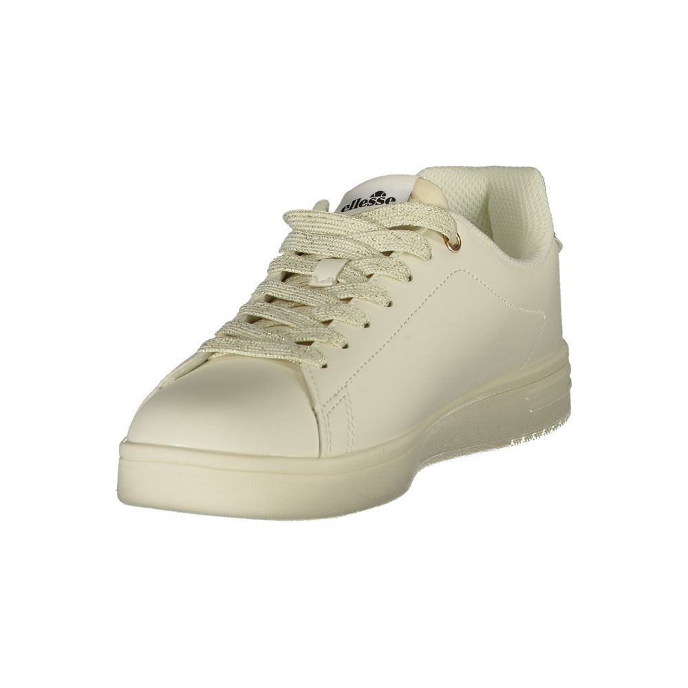 Ellesse White Polyurethane Women's Sneaker
