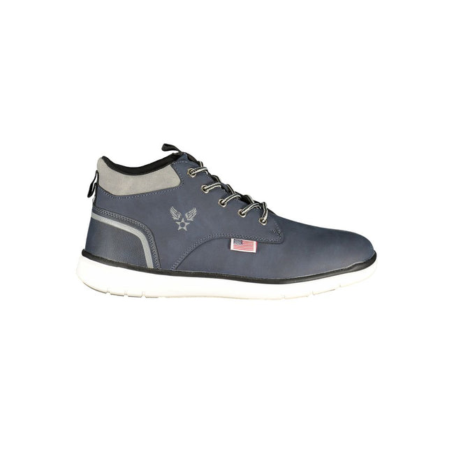Avirex Blaue Ankle Boots aus Polyester