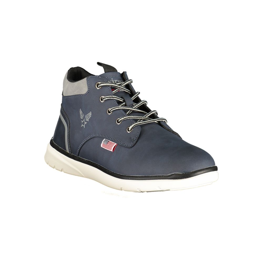 Avirex Blaue Ankle Boots aus Polyester