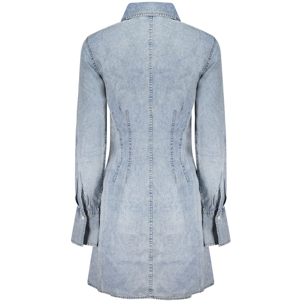 Desigual Azzurro Lyocell Damenkleid