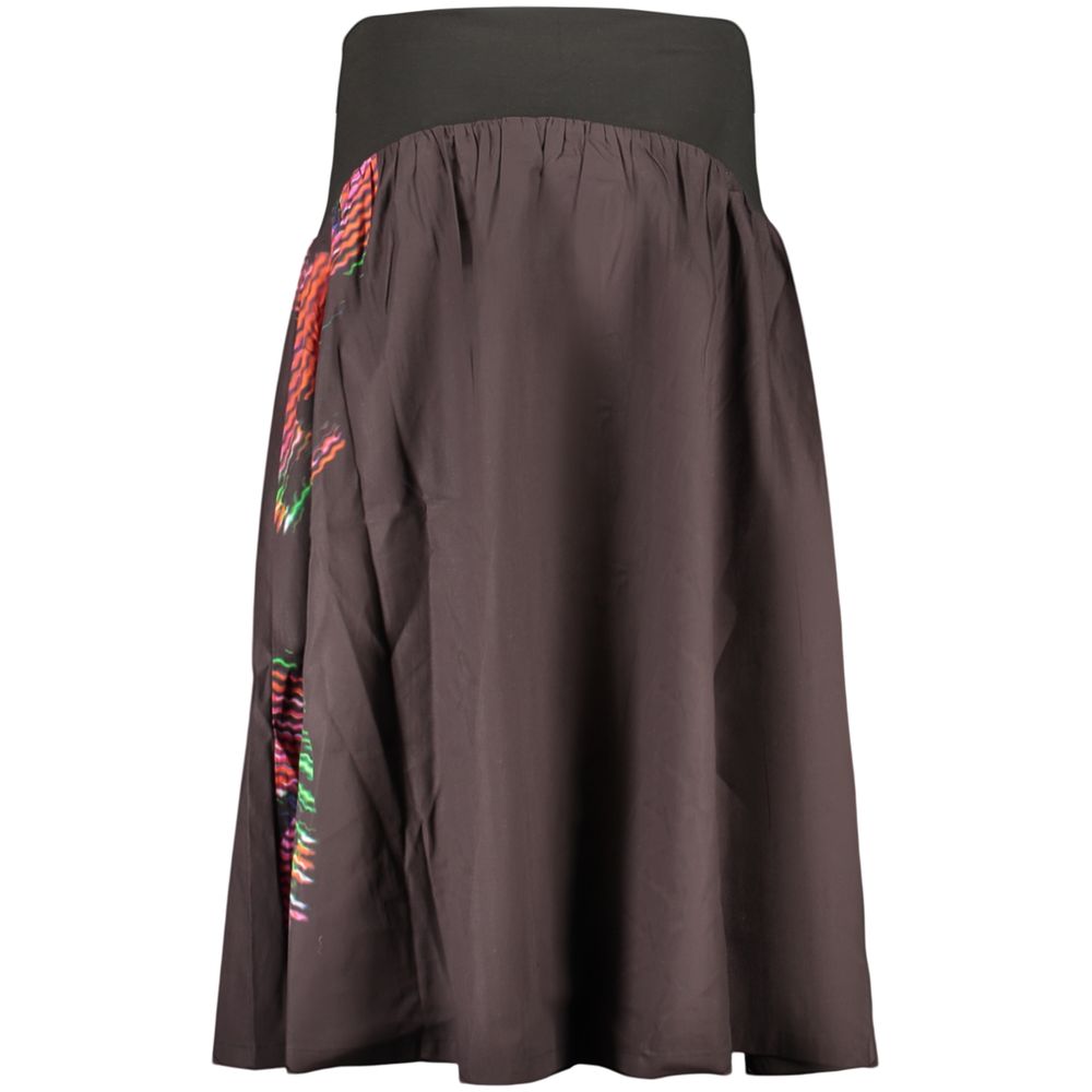 Desigual Women's Black Cotton Skirt