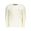 U.S. Grand Polo Weißer Herrenpullover aus Acryl
