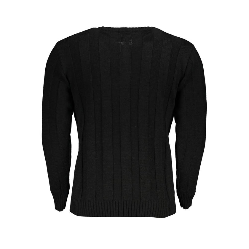 U.S. Grand Polo Schwarzer Herrenpullover aus Acryl