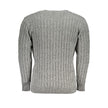 U.S. Grand Polo Grauer Strickpullover mit Rollkragen