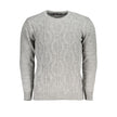 U.S. Grand Polo Grauer Strickpullover mit Rollkragen