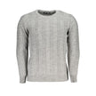 U.S. Grand Polo Grauer Strickpullover mit Rollkragen