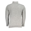 U.S. Grand Polo Grauer Strickpullover mit Rollkragen