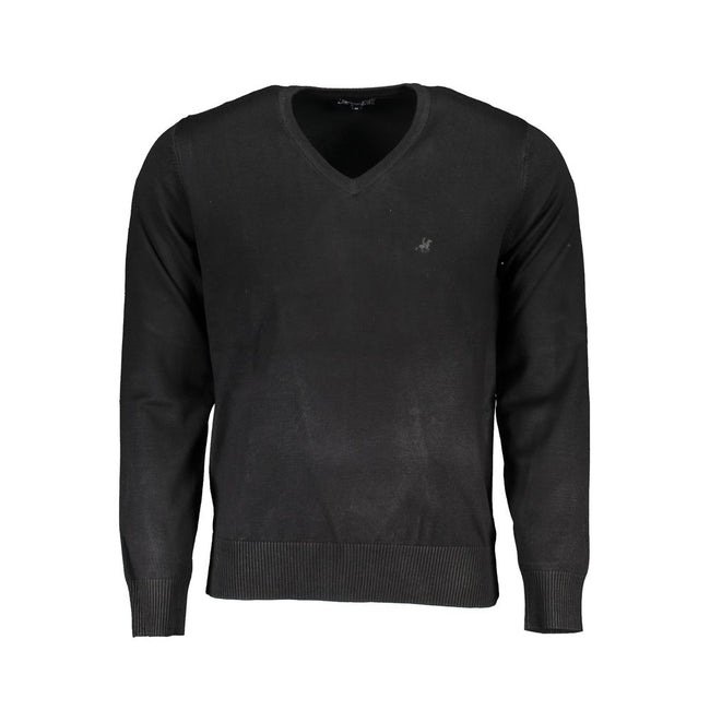U.S. Grand Polo Nero Viscosa Uomo Maglia
