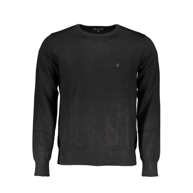 U.S. Grand Polo Schwarzer Sweatshirt aus Nylon