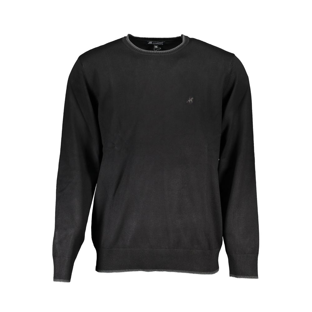 U.S. Grand Polo Schwarzer Nylon-Sweatshirt