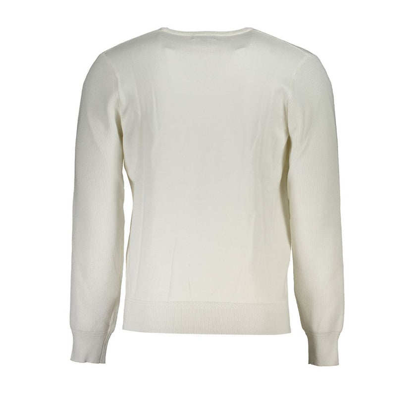 U.S. Grand Polo Weißer Pullover aus Nylon