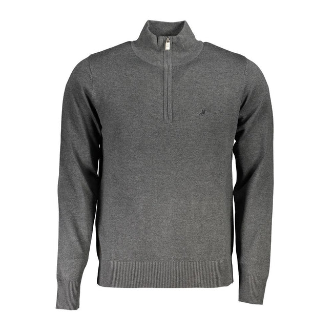 U.S. Grand Polo Graues Sweatshirt aus Nylon