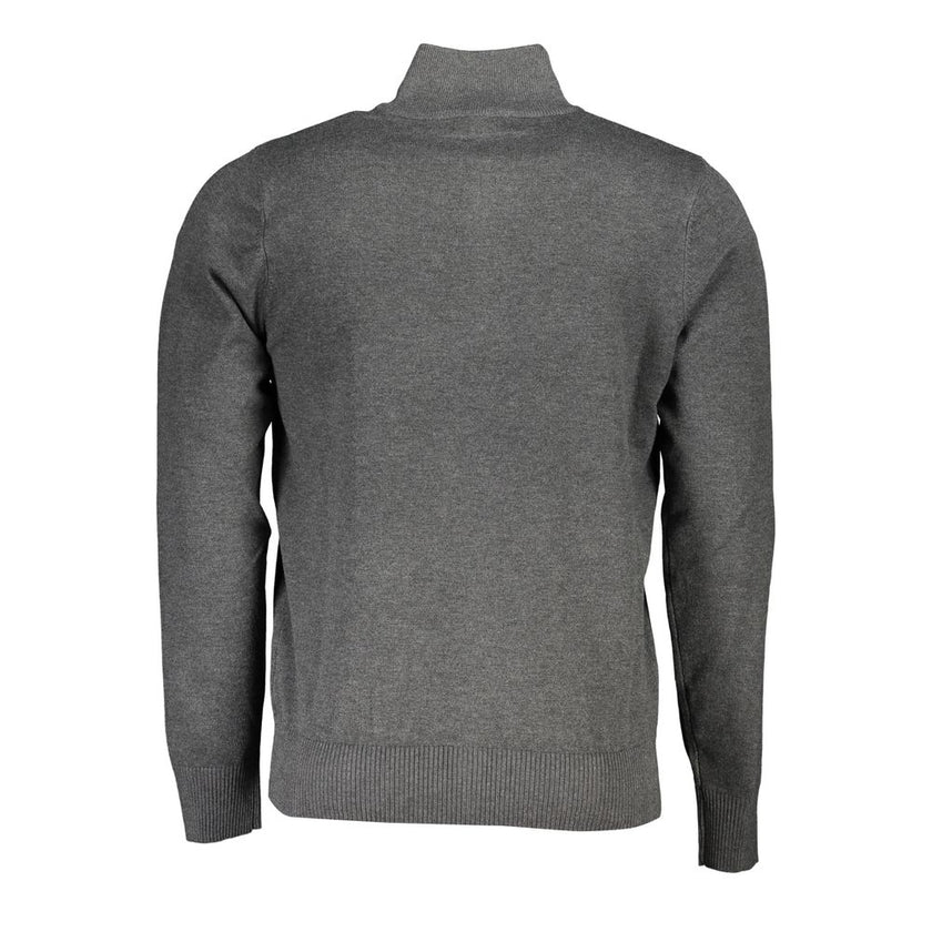 U.S. Grand Polo Graues Sweatshirt aus Nylon