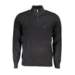 U.S. Grand Polo Schwarzer Nylon-Sweatshirt