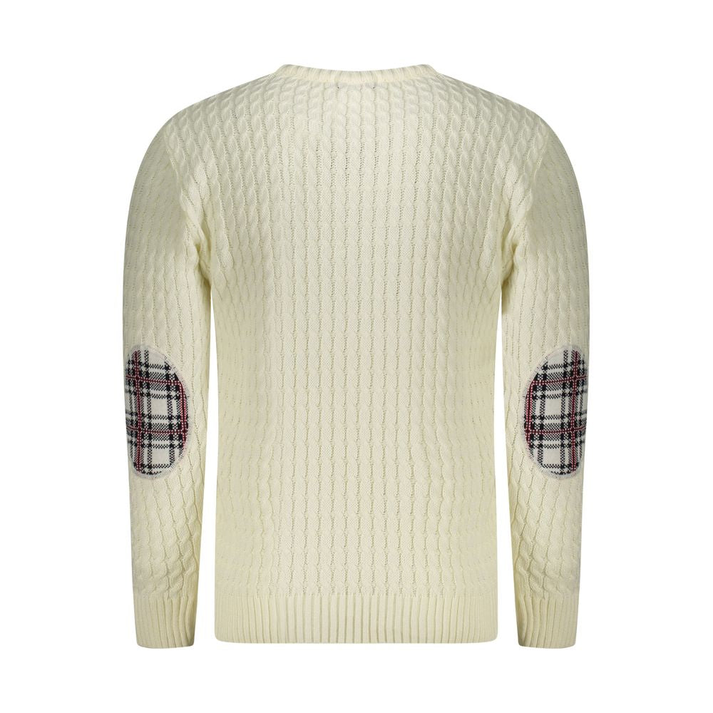 U.S. Grand Polo Bianco Herren-Pullover aus Acryl