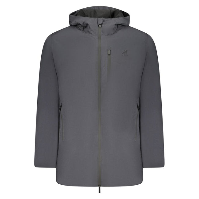 U.S. Grand Polo Schwarze Polyester-Herrenjacke