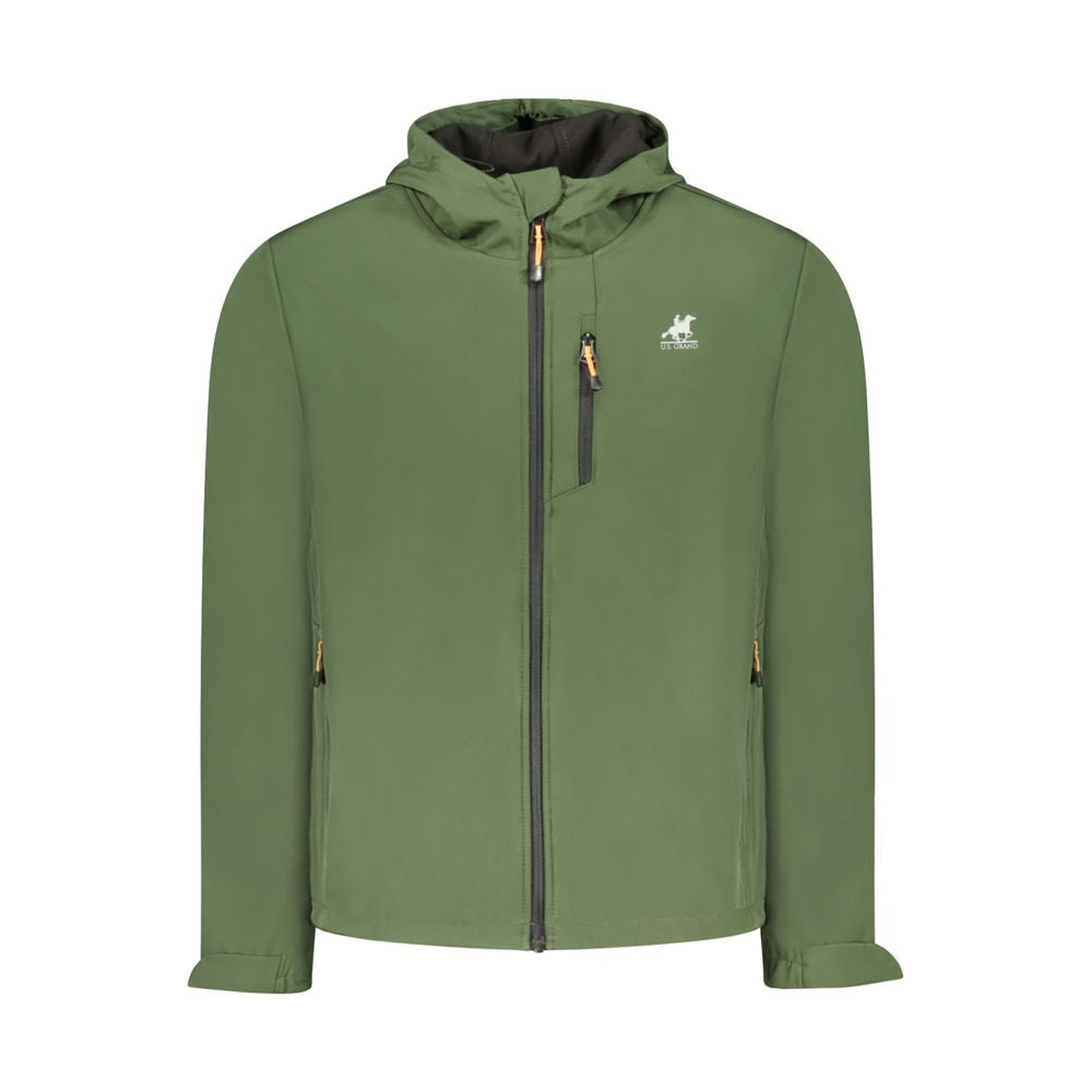 U.S. Grand Polo Herrenjacke aus Verde-Polyester