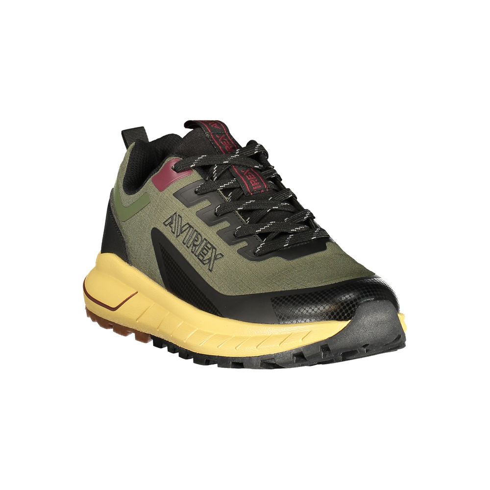 Avirex Verde Poliestere Herren-Sneaker
