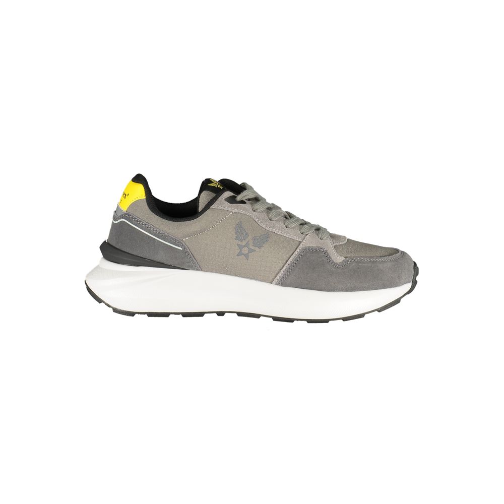 Avirex Grigio Poliuretano Herren-Sneaker