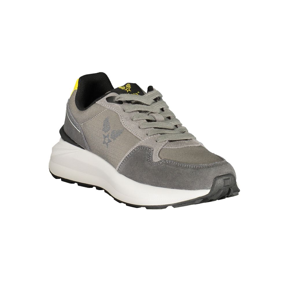 Avirex Grigio Poliuretano Herren-Sneaker