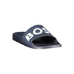 Hugo Boss Blaue Herren-Slipper aus Polyurethan