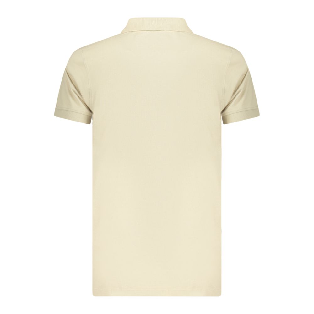 Norway 1963 Beige Baumwoll-Herren-Poloshirt