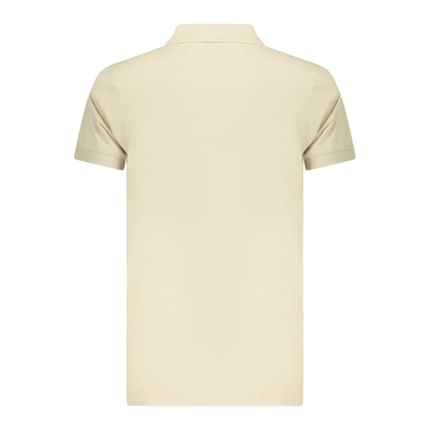 Norway 1963 Beige Baumwoll-Herren-Poloshirt
