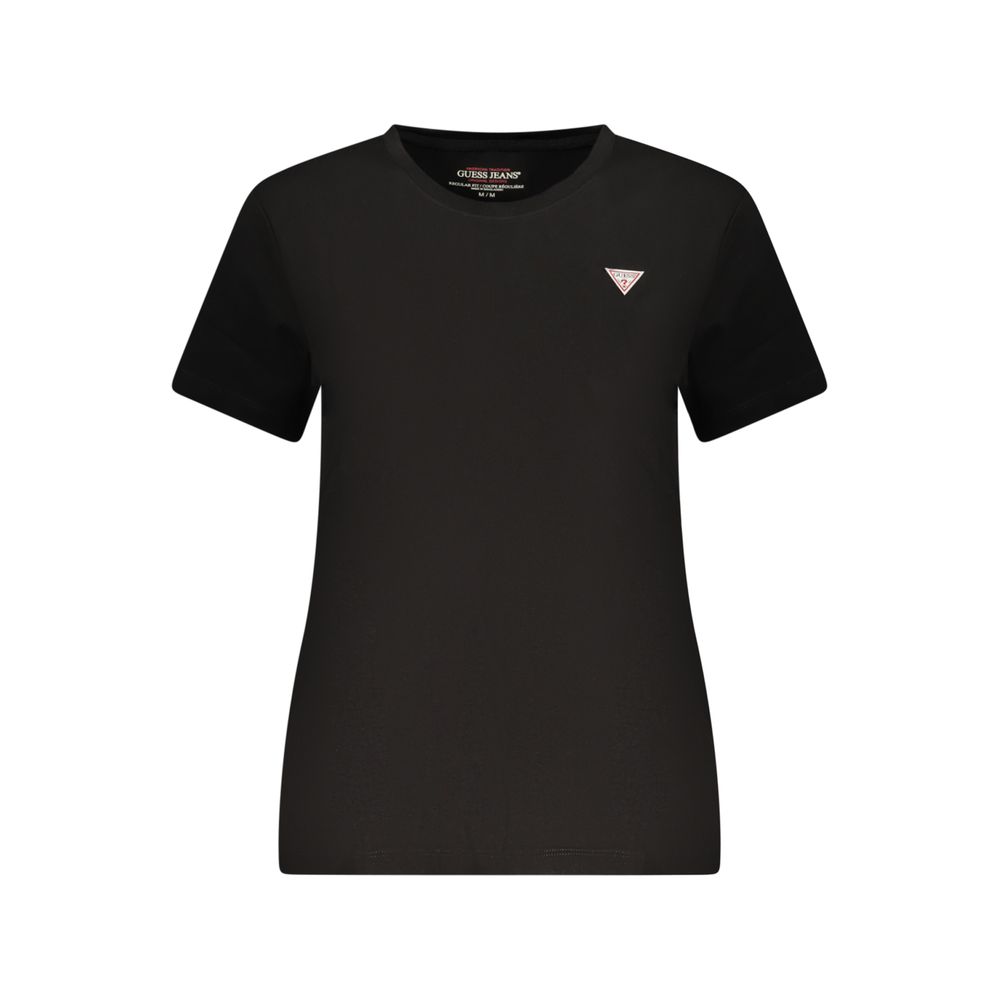 Guess Jeans Women's Black Cotton T-Shirt