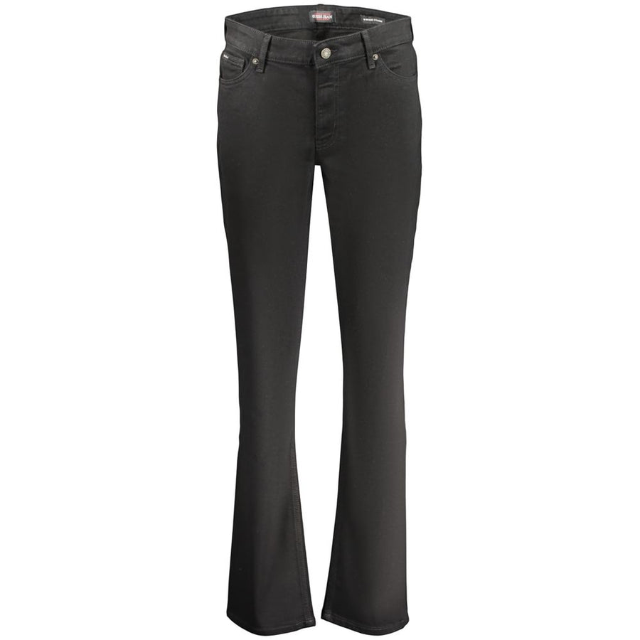 Guess Jeans Schwarze Baumwoll-Jeans für Damen
