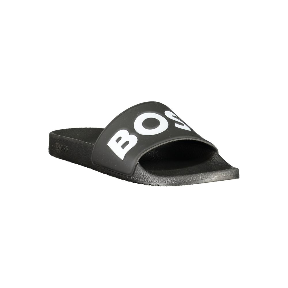 Hugo Boss Men's Black Polyurethane Loafers