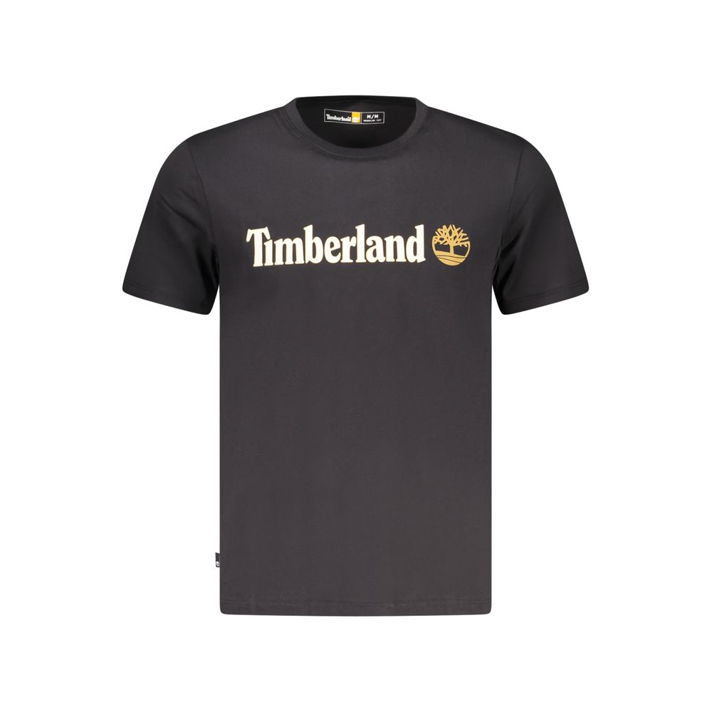 Timberland Schwarzes Baumwoll-T-Shirt für Herren