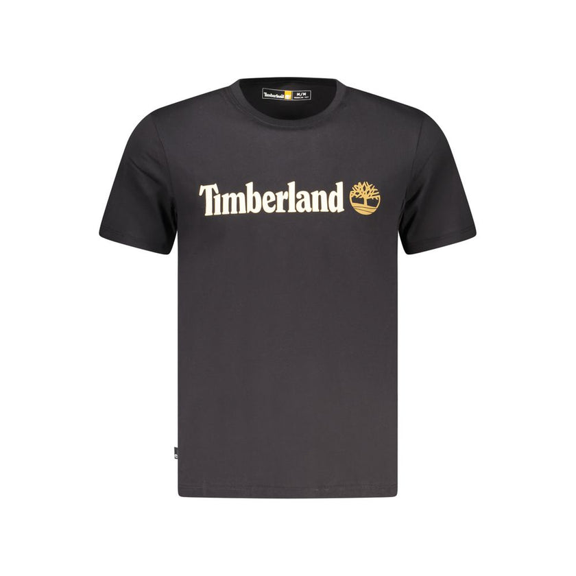 Timberland Schwarzes Baumwoll-T-Shirt für Herren