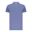 Norway 1963 Blaues Baumwoll-Poloshirt für Herren