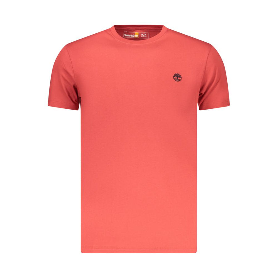 Timberland Men's Red Cotton T-Shirt