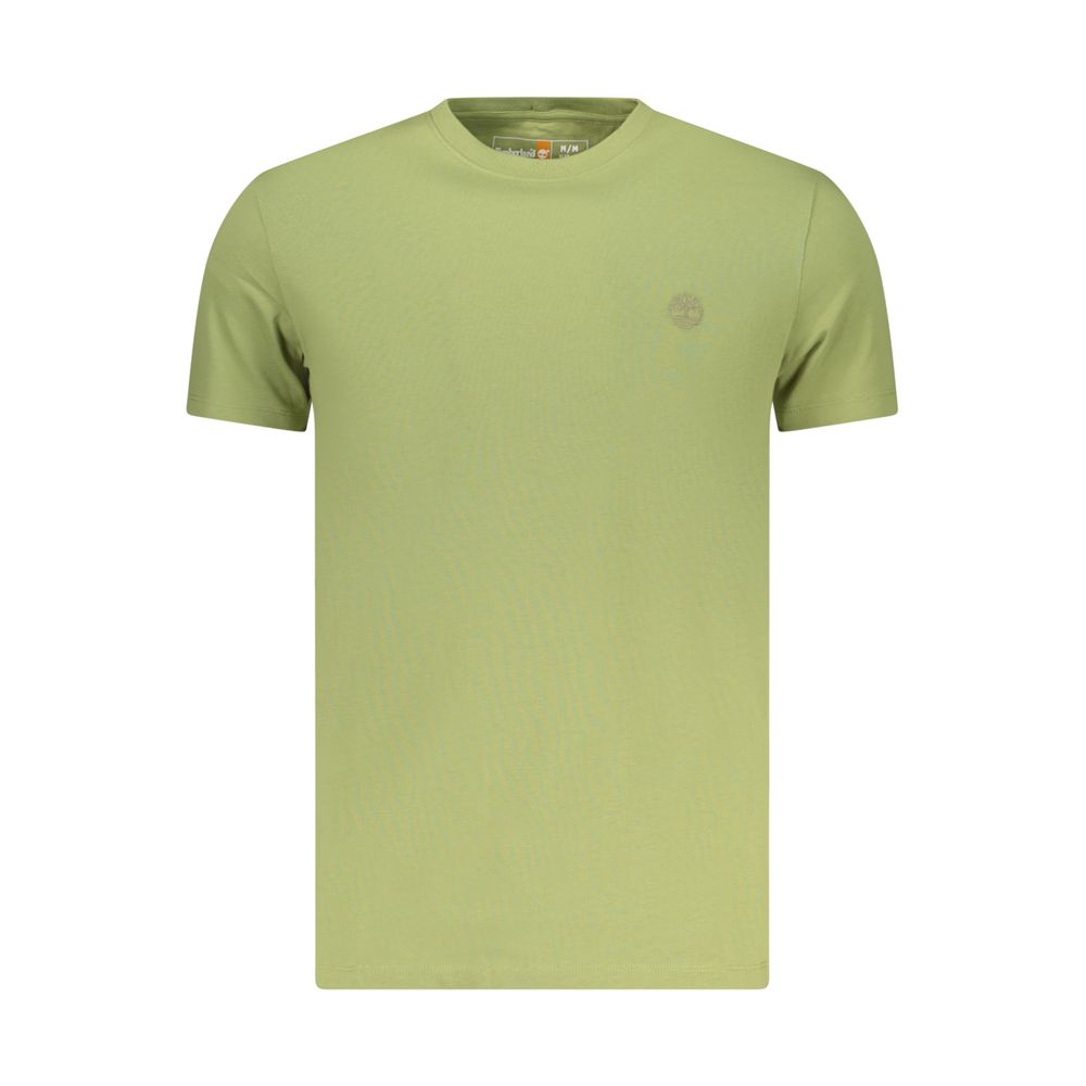Timberland Green Cotton T-Shirt for Men