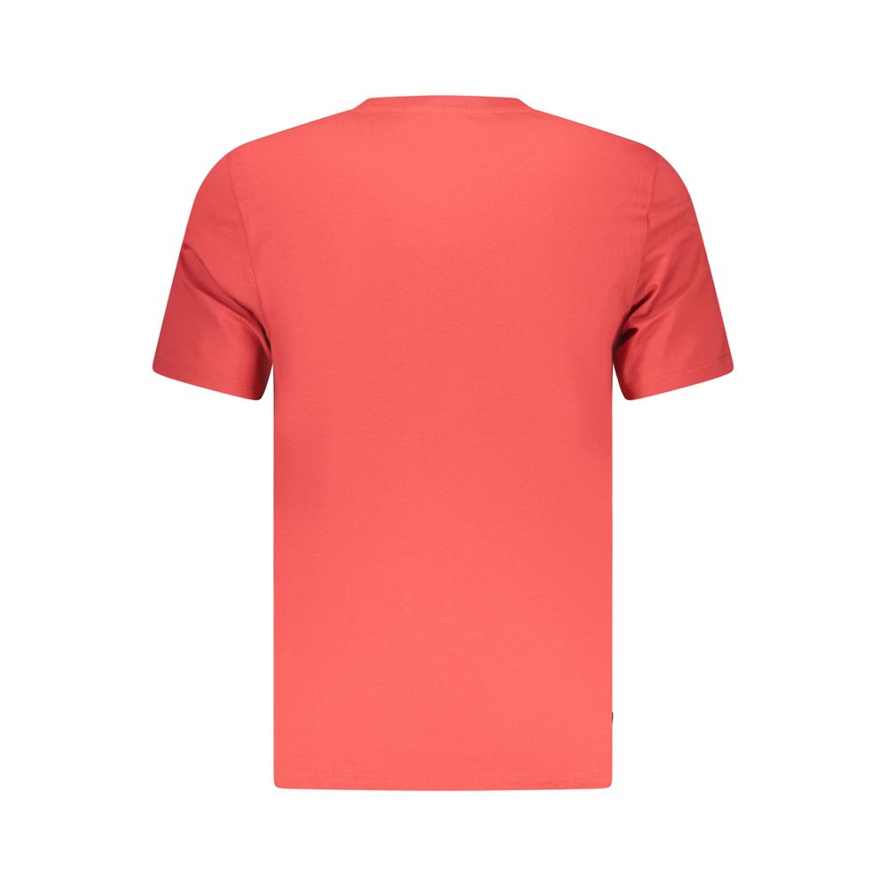 Timberland Men's Red Cotton T-Shirt