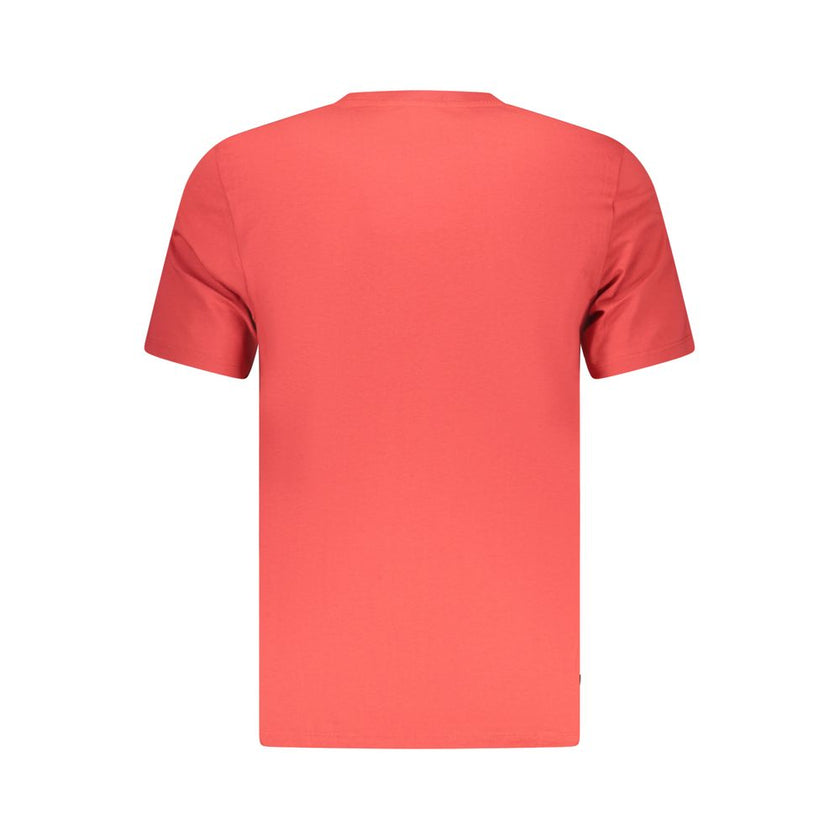 Timberland Rotes Baumwoll-T-Shirt für Herren
