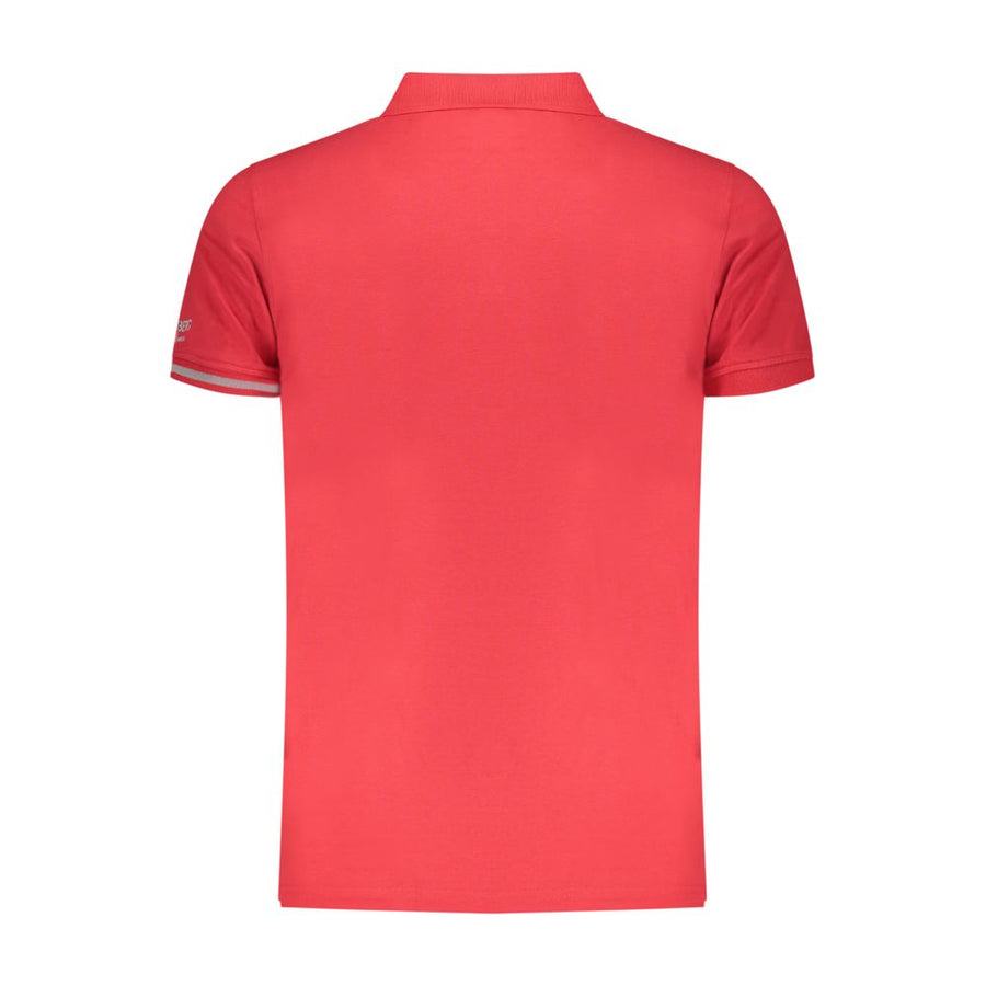 Iceberg Men's Red Cotton Polo Shirt