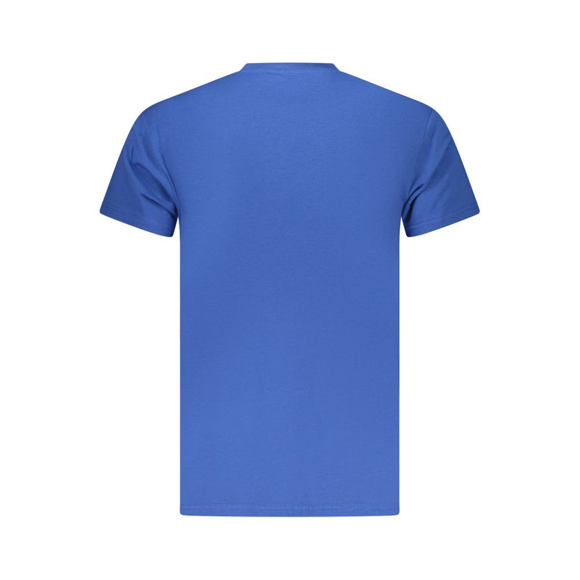 Iceberg Blaues Baumwoll-T-Shirt für Herren