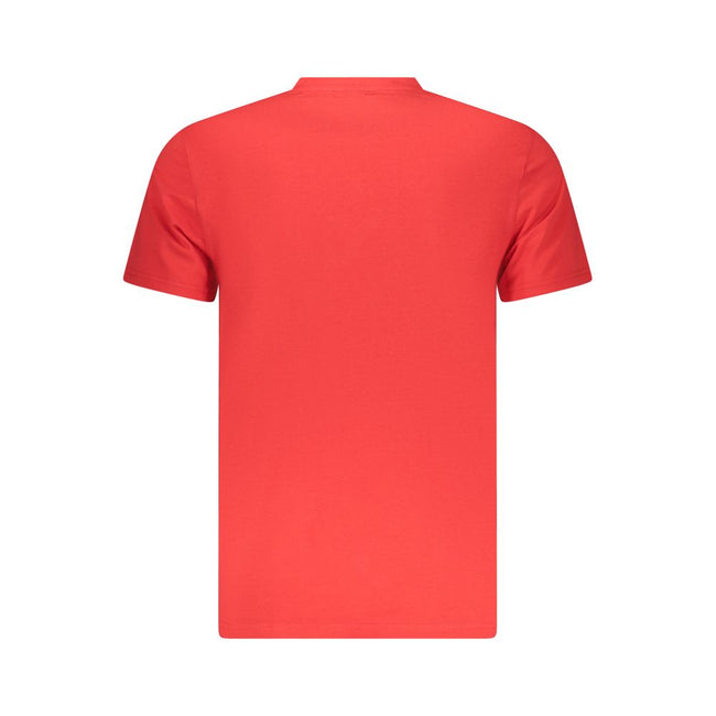 Iceberg Rosso Baumwoll-T-Shirt für Herren