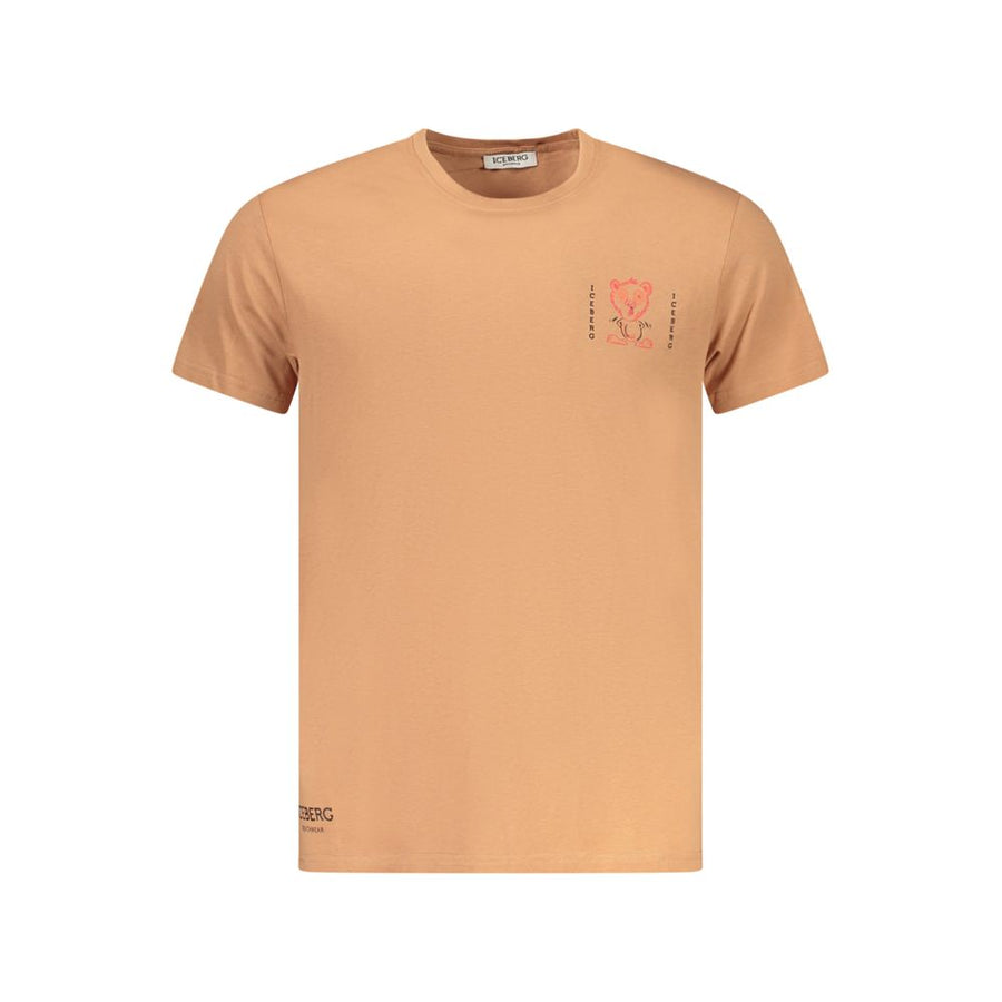 Men's Iceberg Marrone Cotton T-Shirt