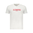 Iceberg Bianco Baumwoll-T-Shirt für Herren