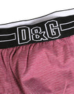 Dolce & Gabbana Pink D&G Logo Baumwoll-Boxershorts Regular Fit