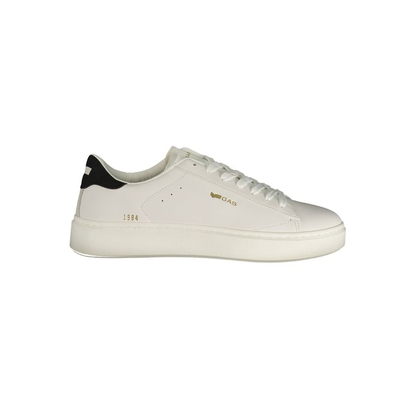 Gas Weißer Herren-Sneaker aus Polyurethan