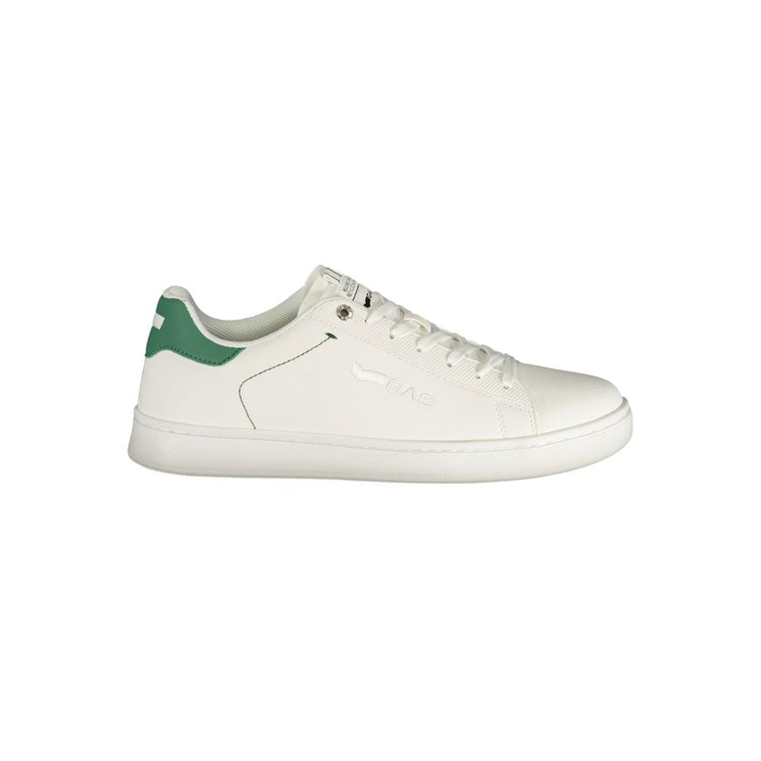 Gas Weißer Herren-Sneaker aus Polyurethan