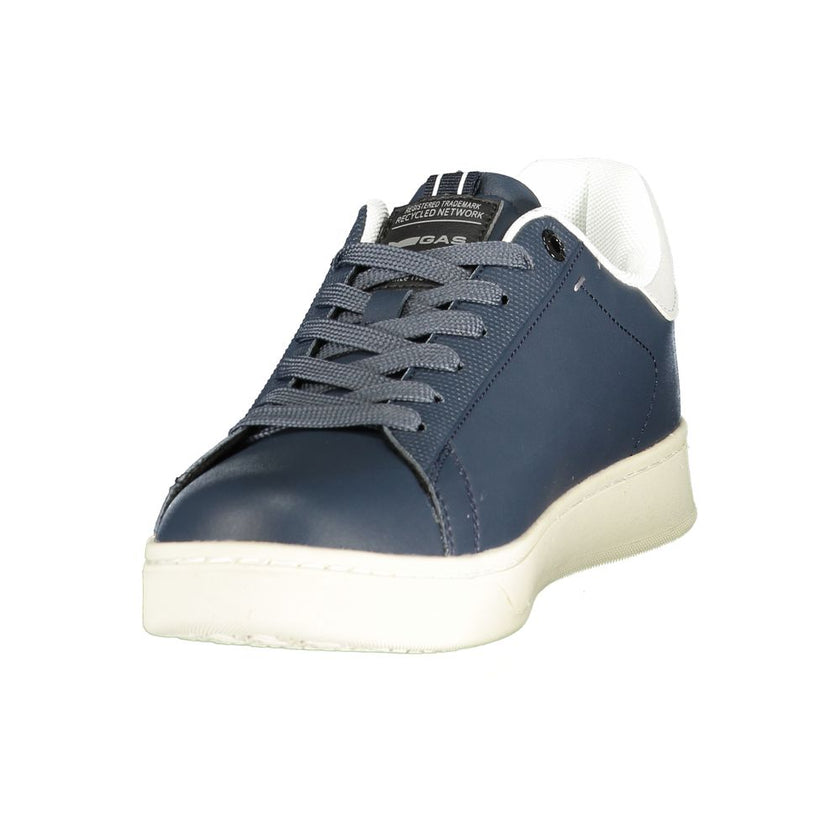 Gas Blauer Herren-Sneaker aus Polyurethan