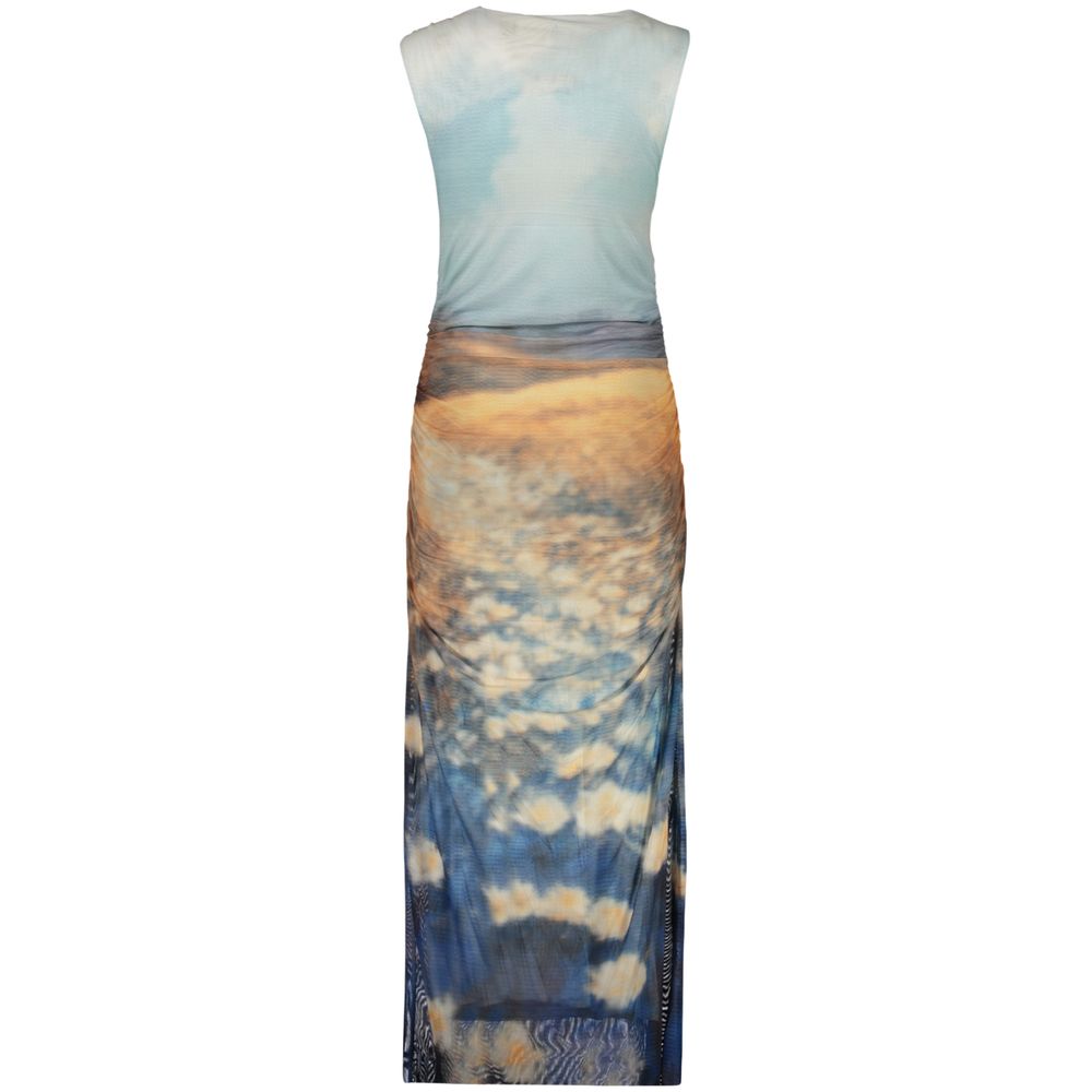 Desigual Blaues Freizeitkleid aus Polyester
