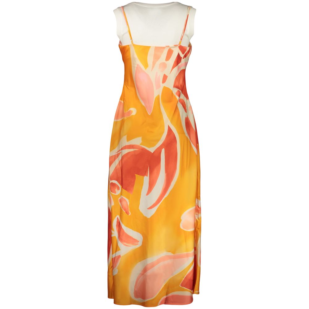 Desigual Orange Polyester Casual Dress