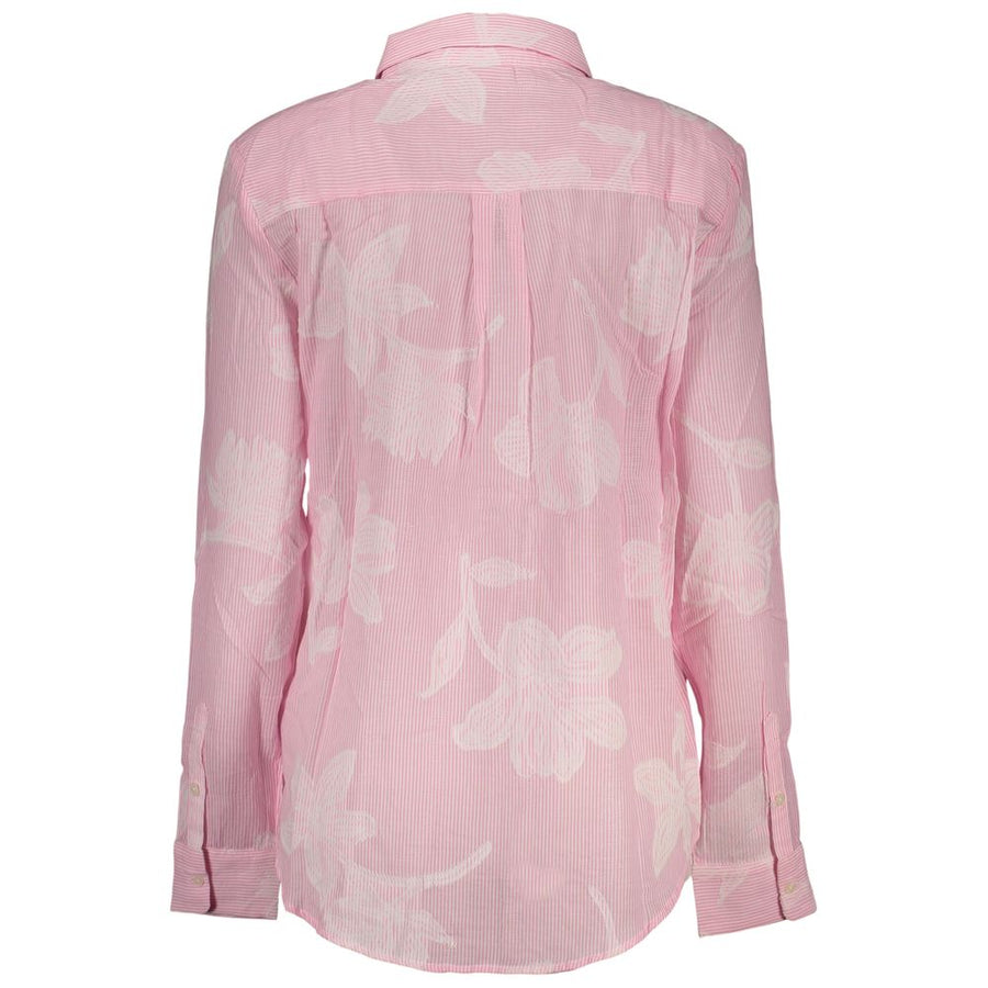 Desigual Hemd aus Baumwolle mit pinkfarbenem Muster